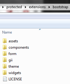 folder bootstrap di extensions